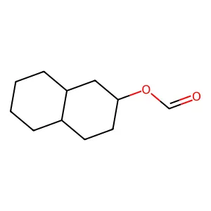 2-Naphthalenol, decahydro-, 2-formate structure