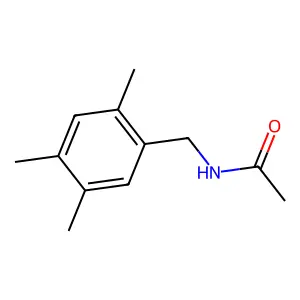N-(2,4,5-Trimethylbenzyl)-acetamide structure