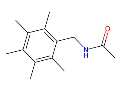 Acetamide, N-[(pentamethylphenyl)methyl]- structure