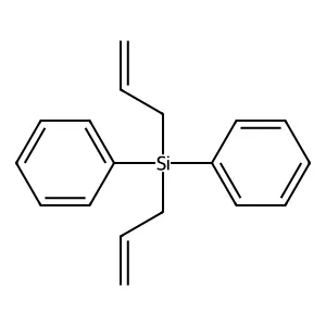 Diphenyldiallylsilane structure