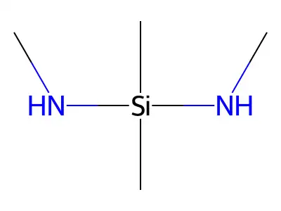 Silanediamine, N,N',1,1-tetramethyl- structure