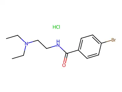 4-Bromo-N-[2-(diethylamino)ethyl]benzamide hydrochloride structure