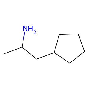 α-甲基环戊烷乙胺 structure