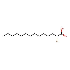 2-溴肉豆蔻酸 structure