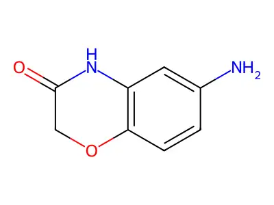 6-amino-3,4-dihydro-2H-1,4-benzoxazin-3-one structure