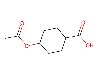4-(Acetyloxy)cyclohexanecarboxylic acid structure