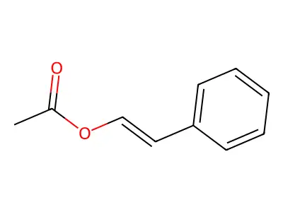 2-Phenylvinyl acetate structure