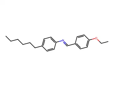 1-(4-ethoxyphenyl)-N-(4-hexylphenyl)methanimine structure