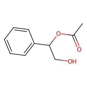 1,2-Ethanediol, 1-phenyl-, 1-acetate structure