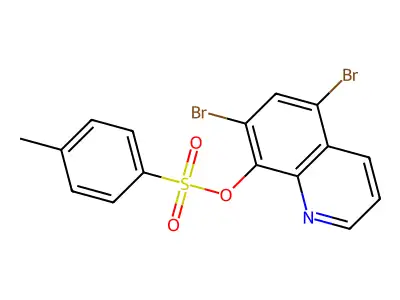 5,7-Dibromoquinolin-8-yl 4-methylbenzene-1-sulfonate structure