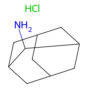 2-Aminoadamantane hydrochloride structure