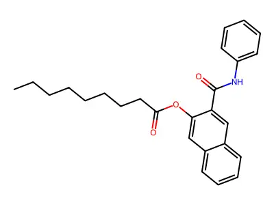 Naphthol AS nonanoate structure