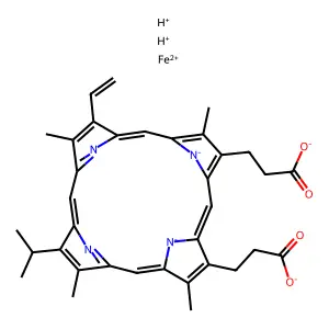 2-Isopropyl-4-vinyldeuteroheme structure