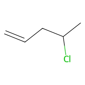 4-Chloropent-1-ene structure