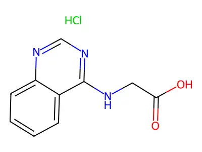 2-(quinazolin-4-ylamino)acetic Acid Hydrochloride structure