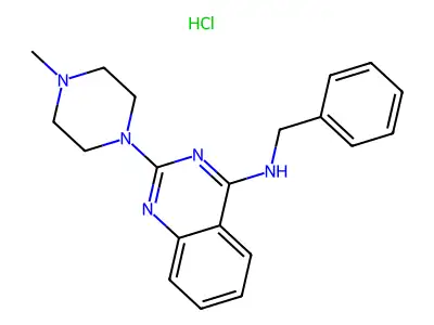 N-benzyl-2-(4-methylpiperazin-1-yl)quinazolin-4-amine Hydrochloride structure