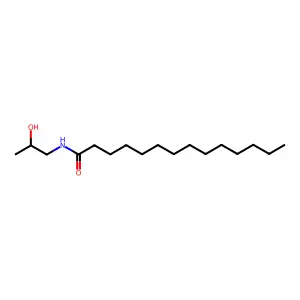 肉豆蔻酸单异丙醇酰胺 structure