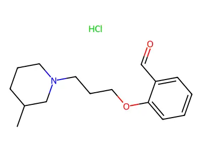 2-(3-(3-Methylpiperidin-1-yl)propoxy)benzaldehyde hydrochloride structure