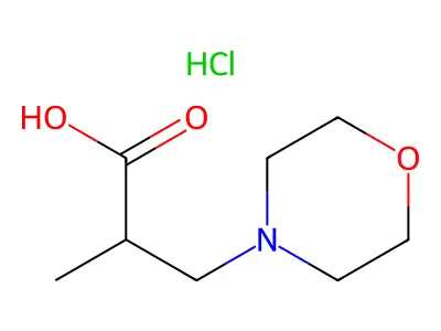 2-甲基-3-吗啉-4-基丙酸 structure