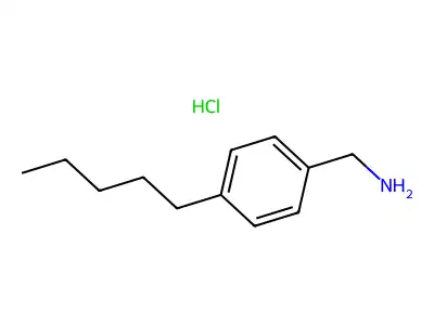 (4-pentylphenyl)methanamine Hydrochloride structure