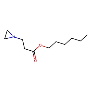 1-氮丙啶丙酸己酯 structure