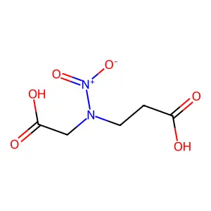 beta-Alanine, N-carboxymethyl-N-nitro- structure