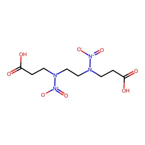 beta-Alanine, N,N'-(1,2-ethanediyl)bis(N-nitro- structure