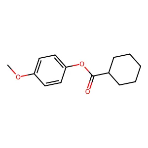环己烷甲酸-4-甲氧基苯酯 structure