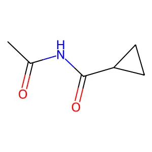 N-乙酰基环丙烷甲酰胺 structure