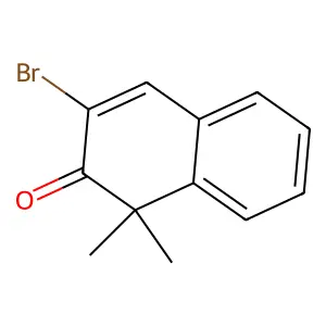 2(1H)-Naphthalenone, 3-bromo-1,1-dimethyl- structure