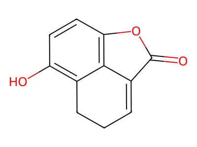 5-羟基-3,4-二氢萘-1,8-碳内酯 structure