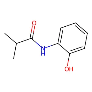 N-(2-hydroxyphenyl)-2-methylpropanamide structure