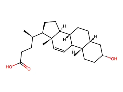 石胆烯酸 structure
