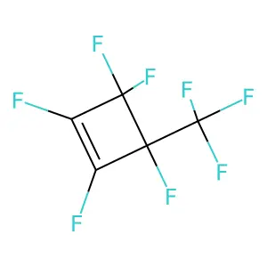 Cyclobutene, 1,2,3,3,4-pentafluoro-4-(trifluoromethyl)- structure