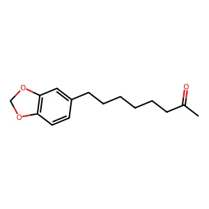 2-Octanone, 8-(3,4-methylenedioxyphenyl) structure