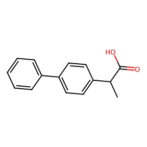 (+)-2-(4-联苯基)丙酸 structure
