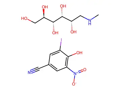 Nitroxinil meglumate structure