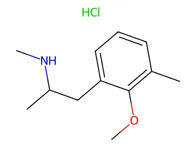 1-(2-Methoxy-3-methylphenyl)-N-methylpropan-2-amine--hydrogen chloride (1/1) structure