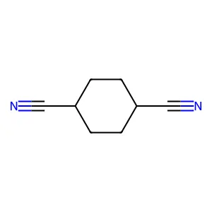 1,4-环己烷二腈 structure