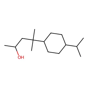 4-Isopropyl-alpha,gamma,gamma-trimethylcyclohexanepropanol structure