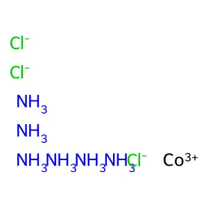 三氯化六氨合钴 structure