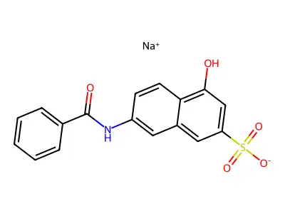 N-(5-苯甲酰氨基-3-甲基-3-硝基戊基)苯甲酰胺 structure