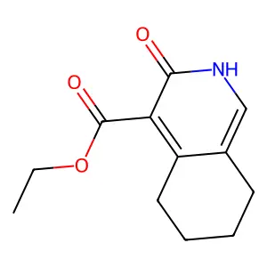 Ethyl 3-oxo-2,3,5,6,7,8-hexahydroisoquinoline-4-carboxylate structure