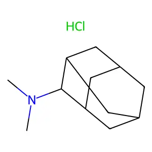 2-Adamantanamine, N,N-dimethyl-, hydrochloride structure