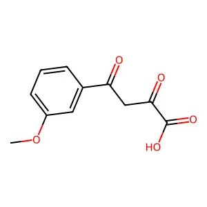 4-(3-Methoxyphenyl)-2,4-dioxobutanoic acid structure