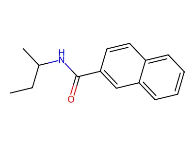 N-(butan-2-yl)naphthalene-2-carboxamide structure