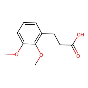3-(2,3-Dimethoxyphenyl)propanoic acid structure