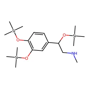 N-Methyl-beta,3,4-tris(trimethylsiloxy)benzeneethanamine structure