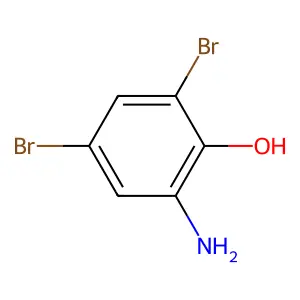 2-Amino-4,6-dibromophenol structure