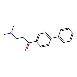 1-Propanone, 1-[1,1'-biphenyl]-4-yl-3-(dimethylamino)- structure